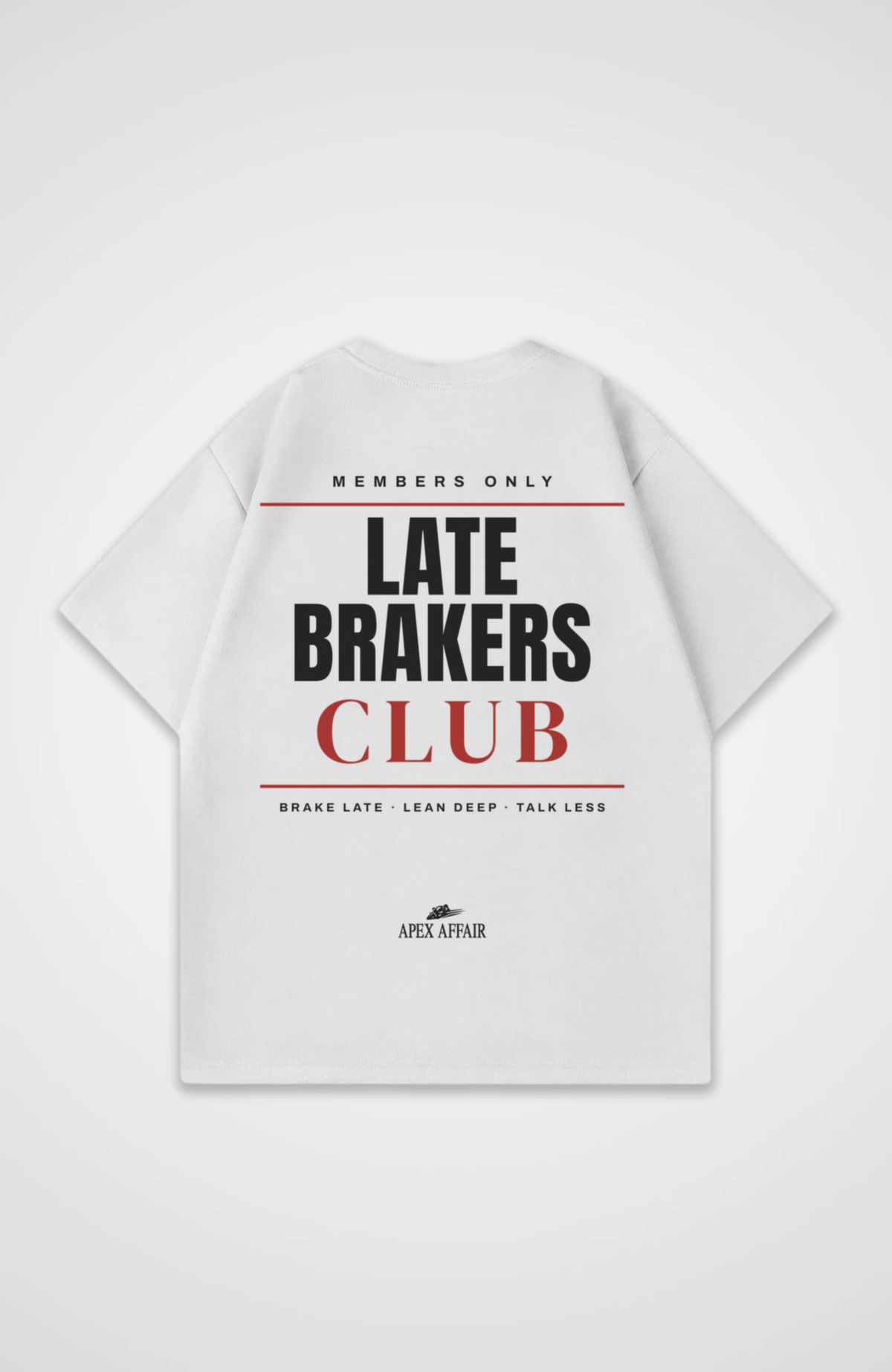 Late Brakers Club Oversized Shirt Weiß