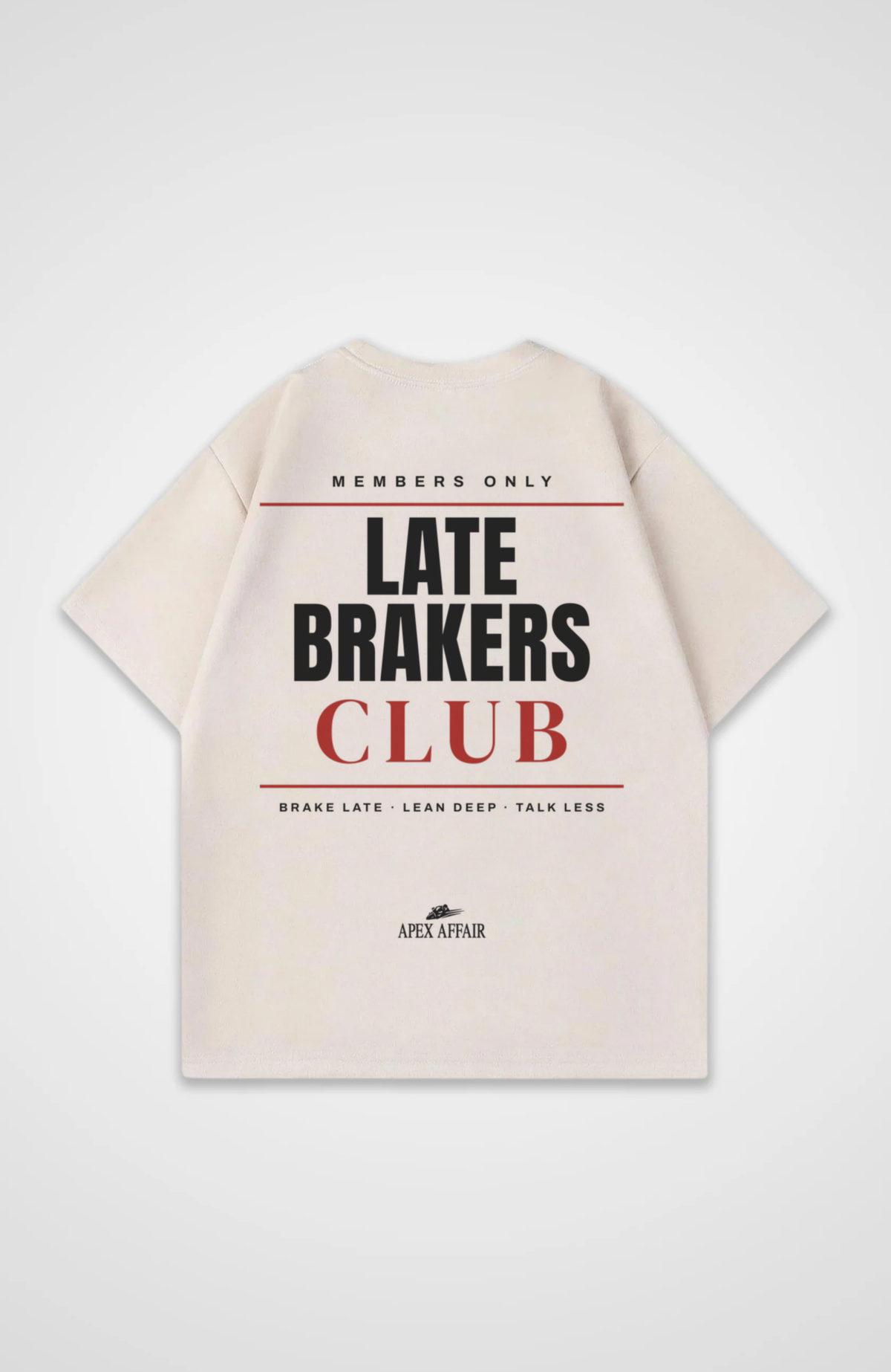 Late Brakers Club Oversized Shirt Natural Raw