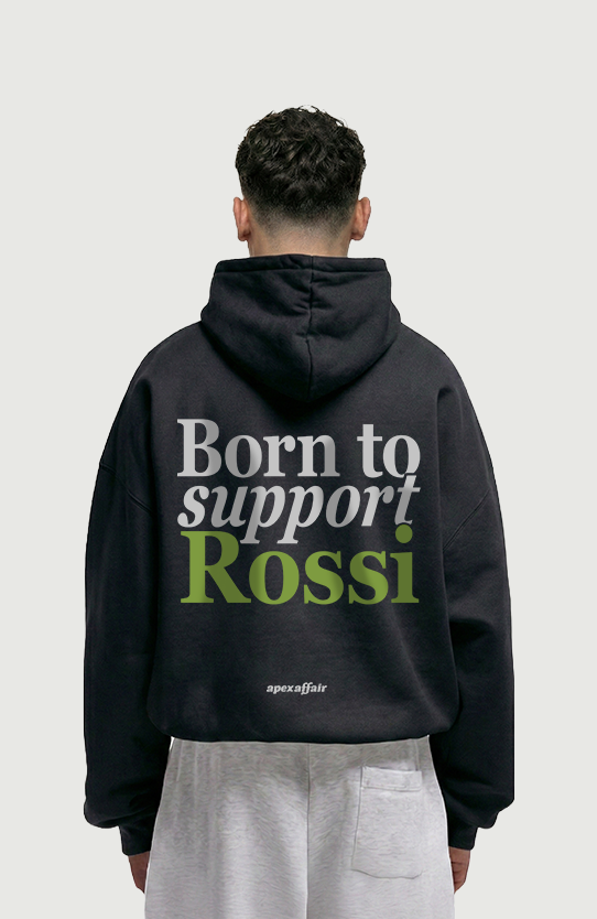 Born to support Rossi Oversized Hoodie