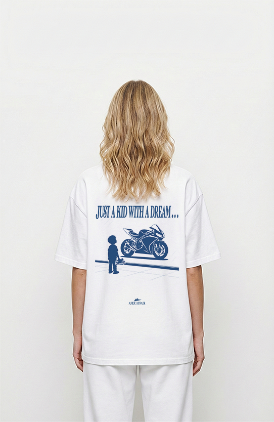 Just a Kid with a Dream (Boy) Oversized Shirt