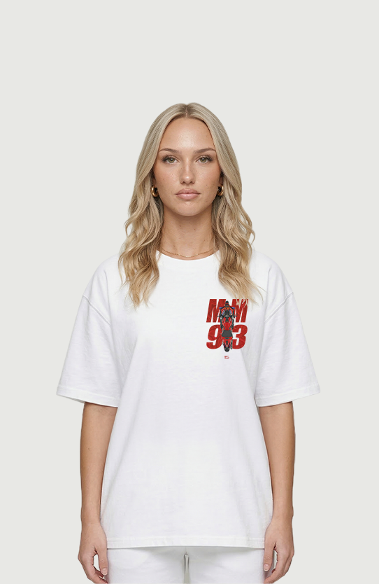 Front Print Marc Marquez Oversized Shirt