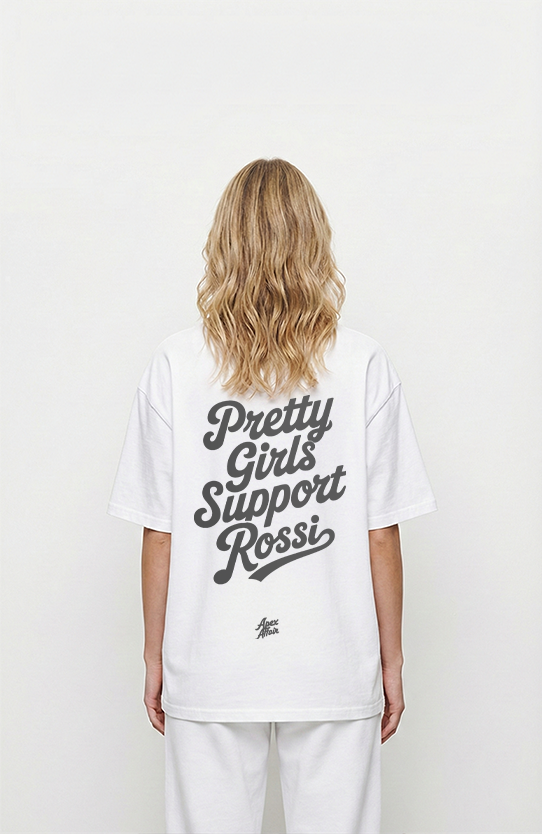 Pretty Girls Support Rossi Oversized Shirt