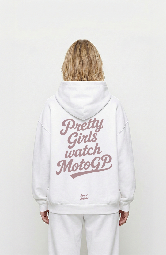 Pretty Girls watch MotoGP Oversized Hoodie