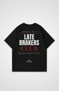 Late Brakers Club Oversized Shirt Schwarz