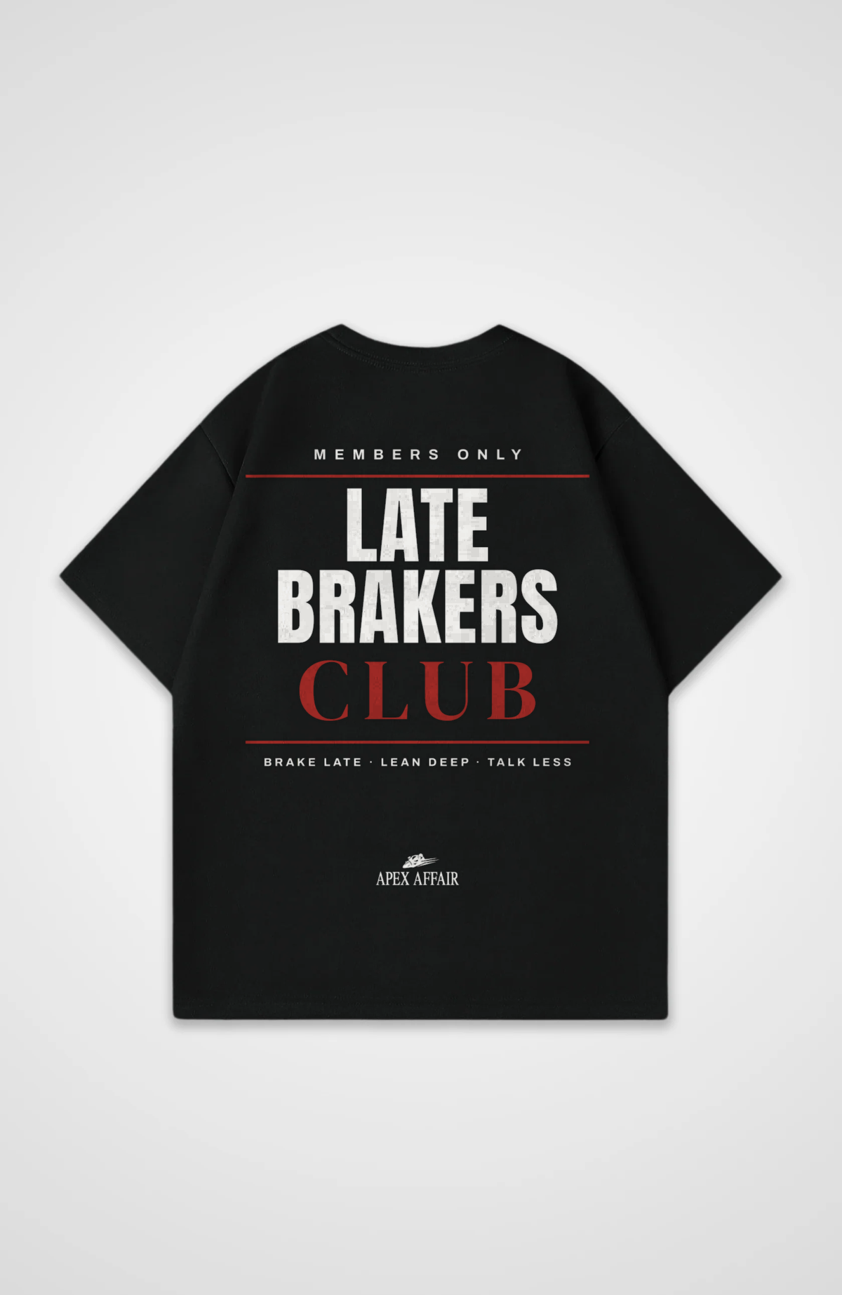 Late Brakers Club Oversized Shirt Schwarz