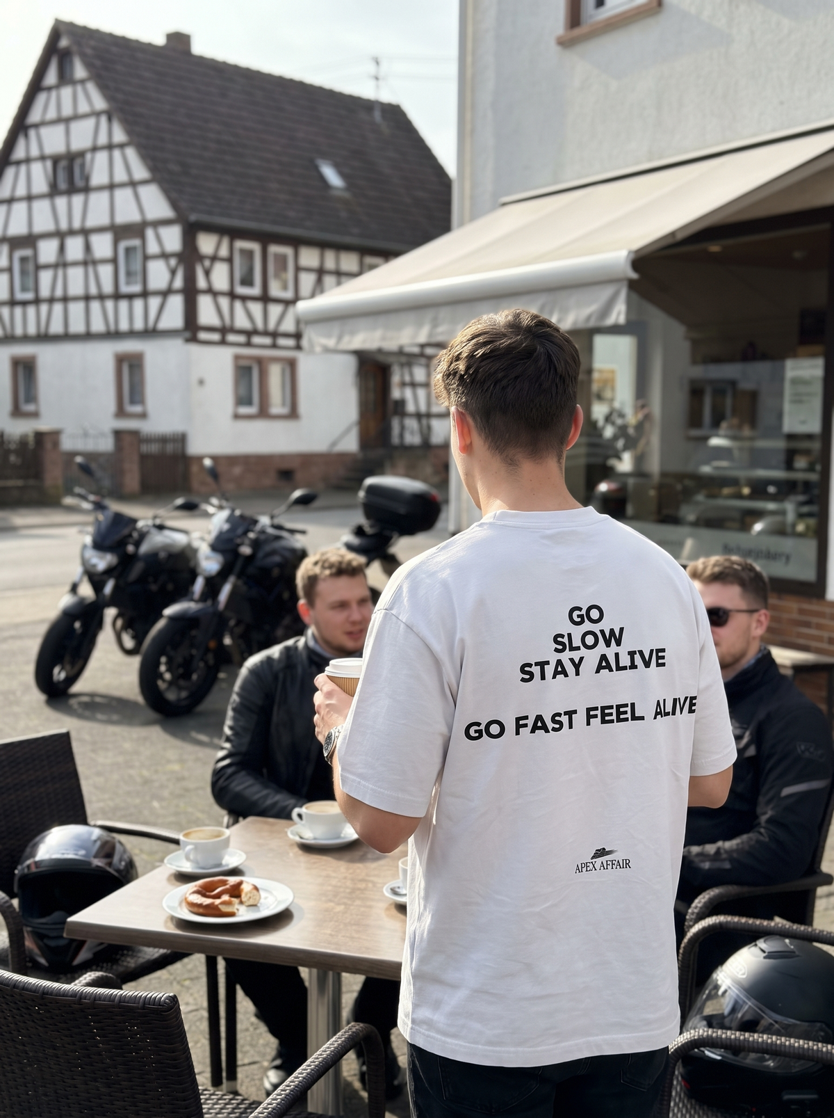 Go Fast feel Alive Oversized Shirt beim Bikertreff