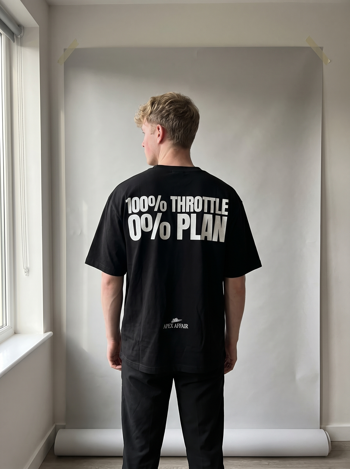 100% Throttle 0% Plan Oversized Shirt
