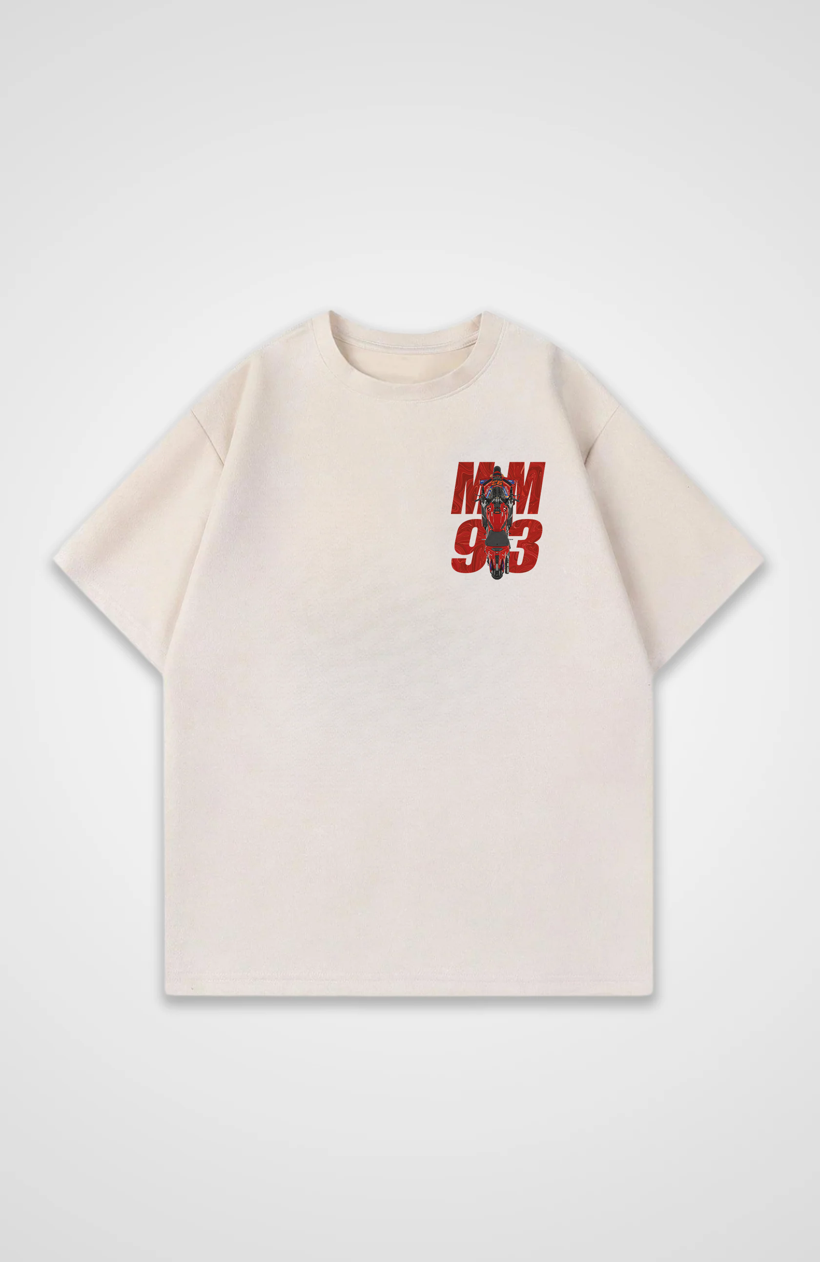 Front Print Marc Marquez Oversized Shirt