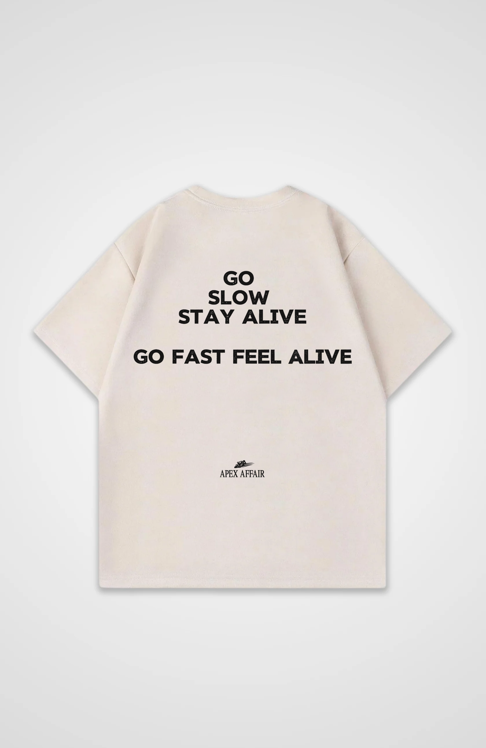 Go Fast feel Alive Oversized Shirt