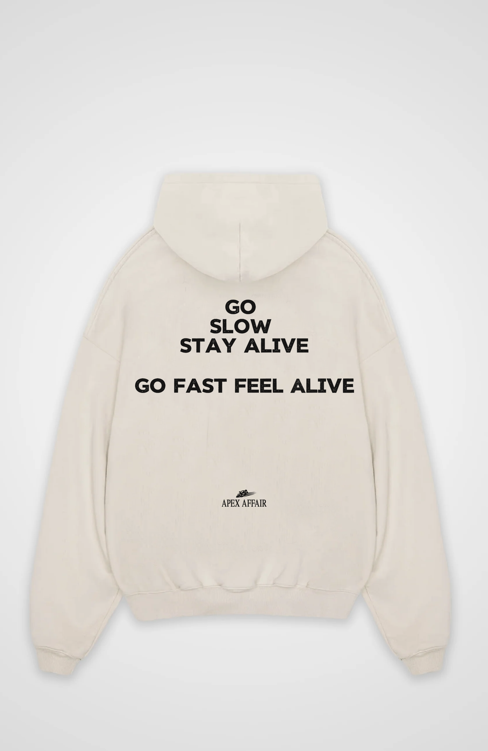 Go Fast feel Alive Oversized Hoodie