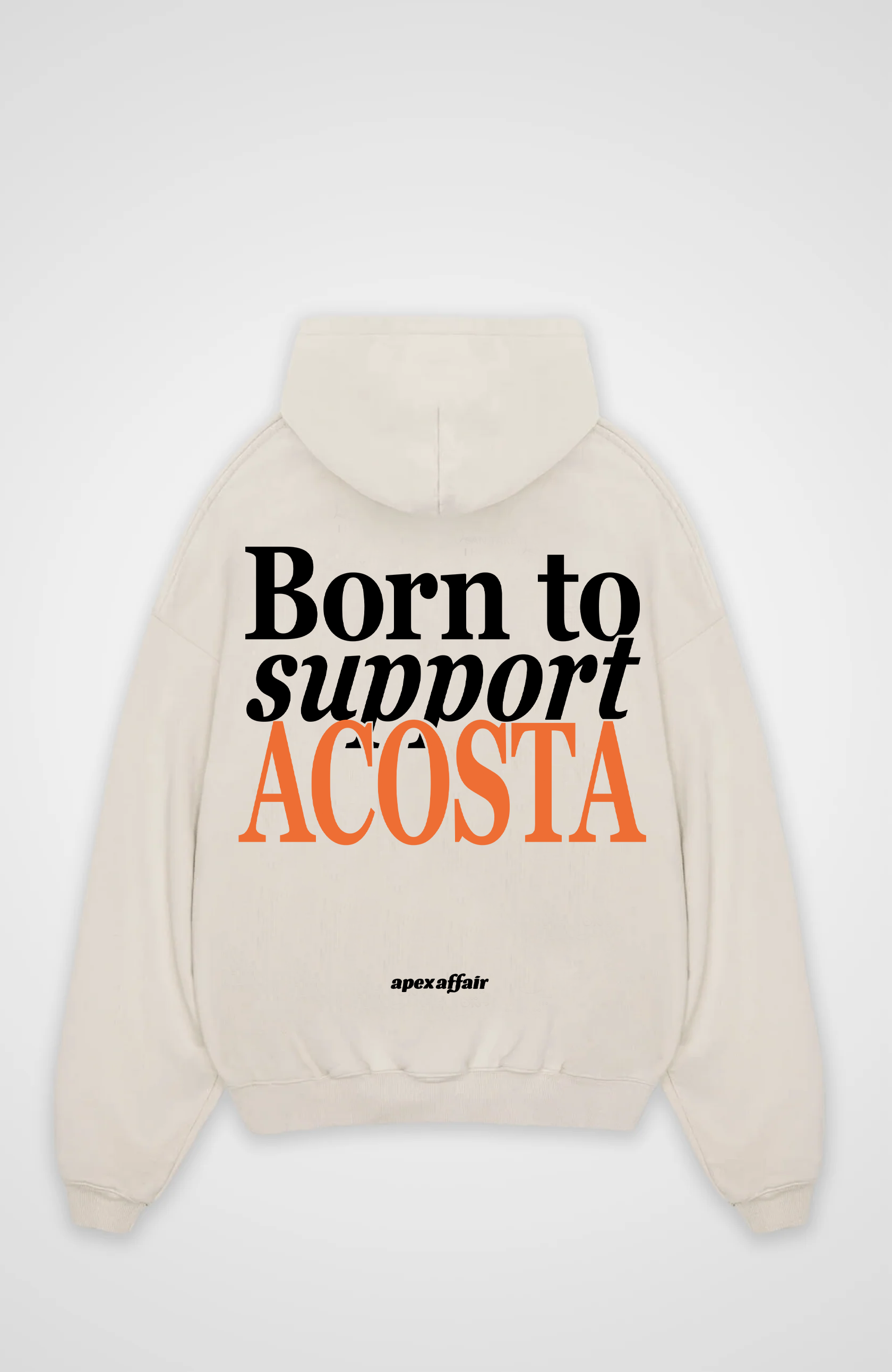 Born to support Acosta Oversized Hoodie