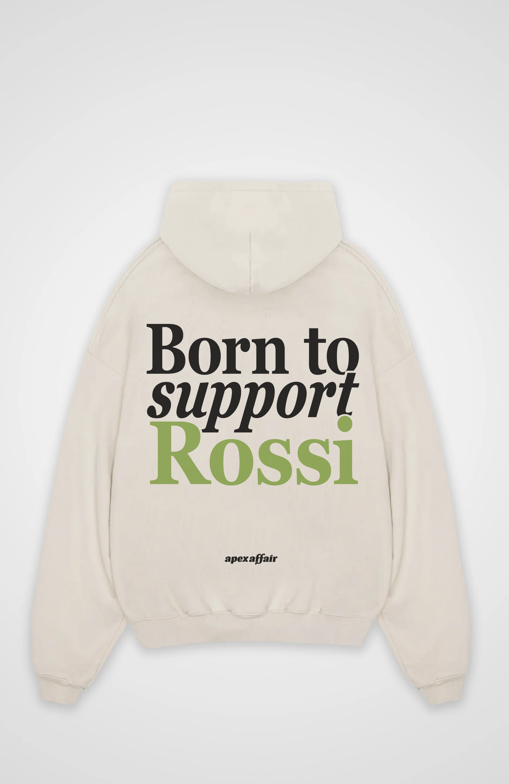 Born to support Rossi Oversized Hoodie