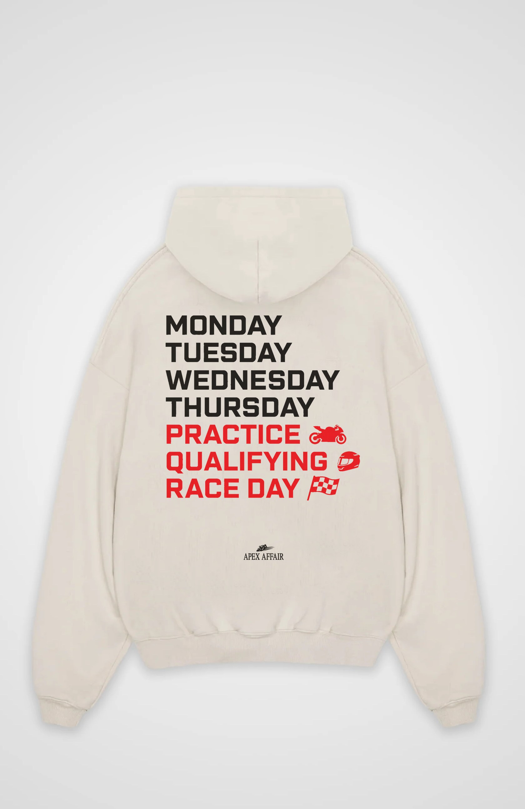 Weekly Plan Oversized Hoodie