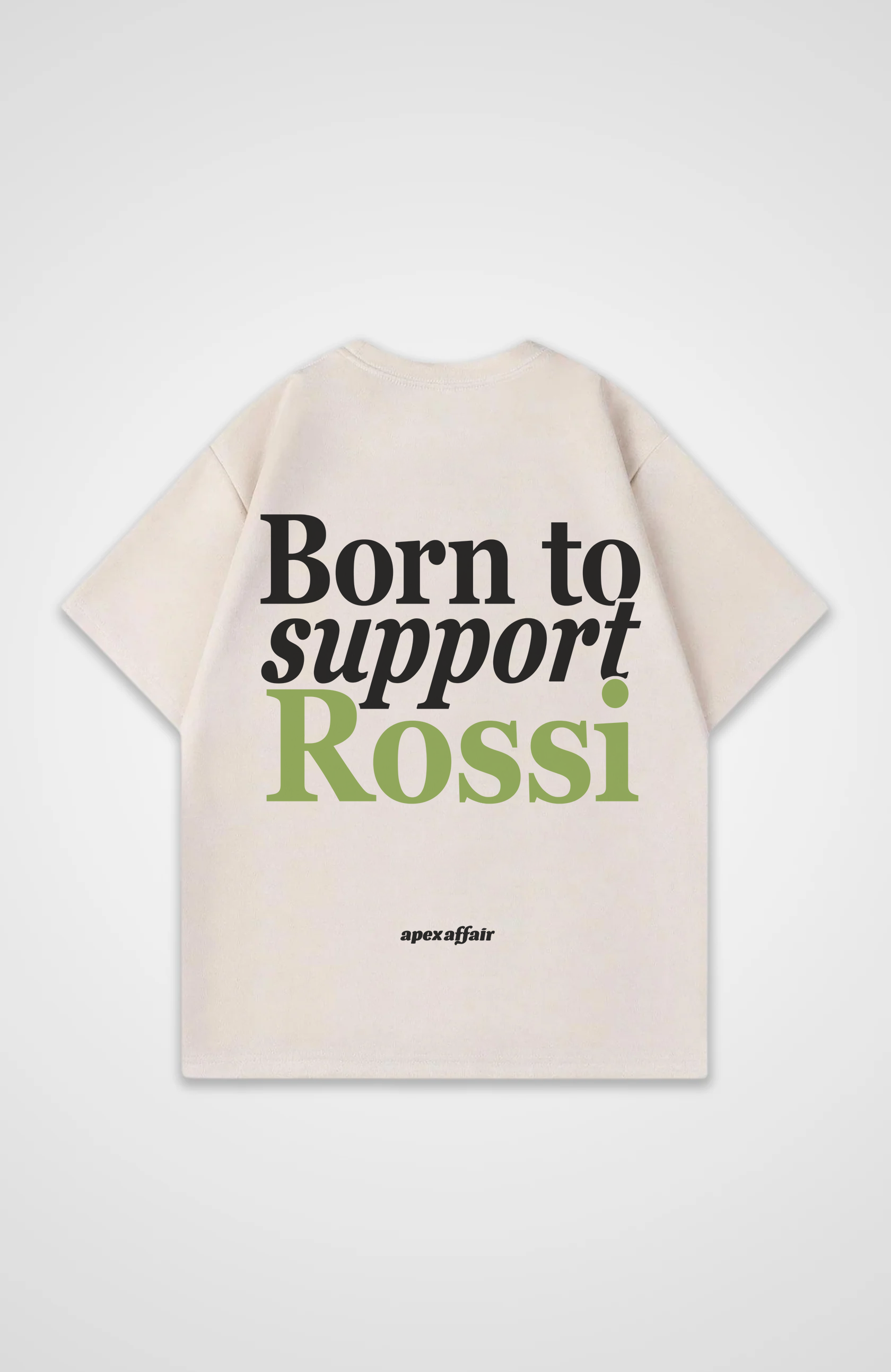 Born to support Rossi Oversized Shirt