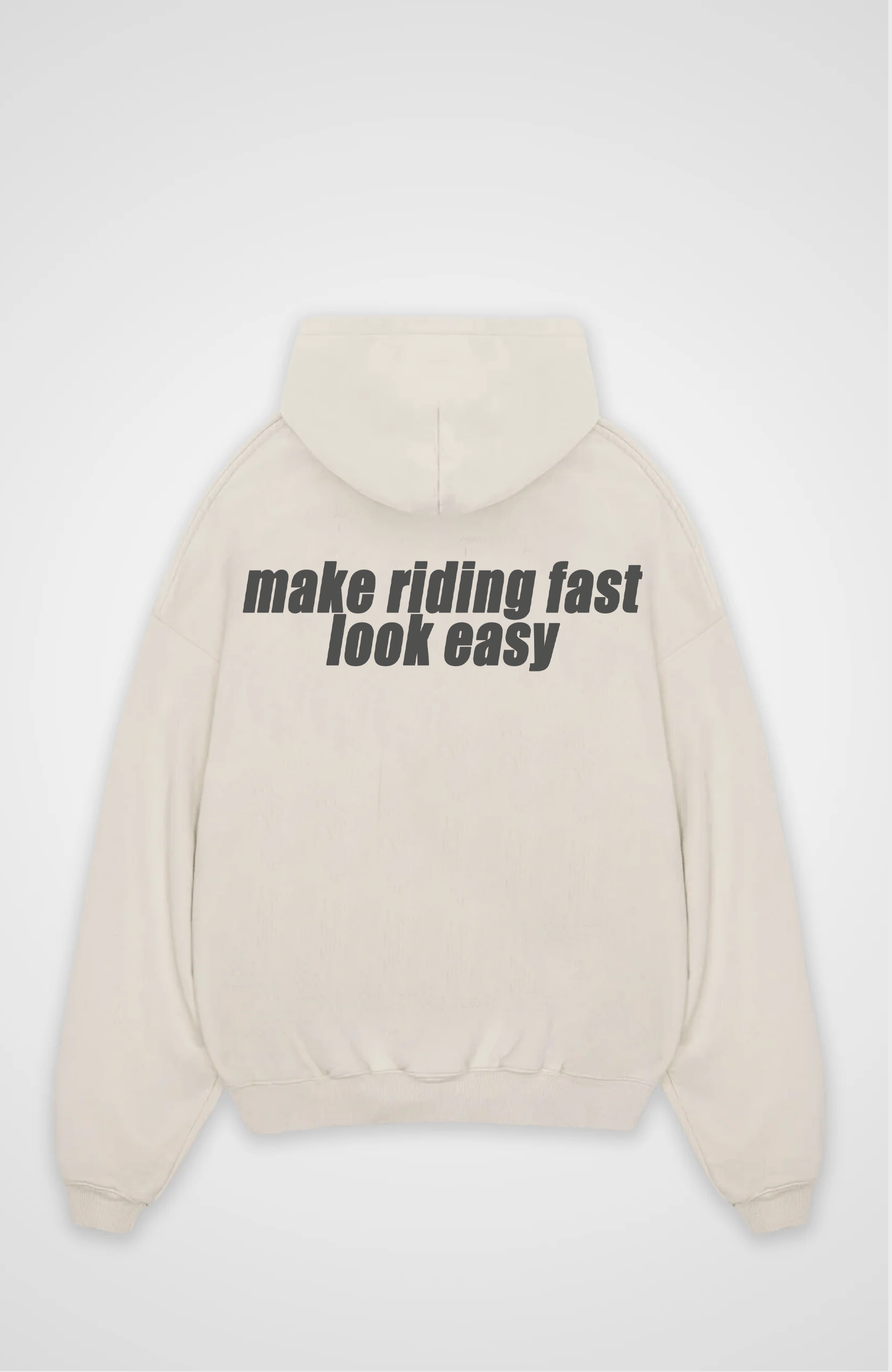 make riding fast look easy Oversized Hoodie