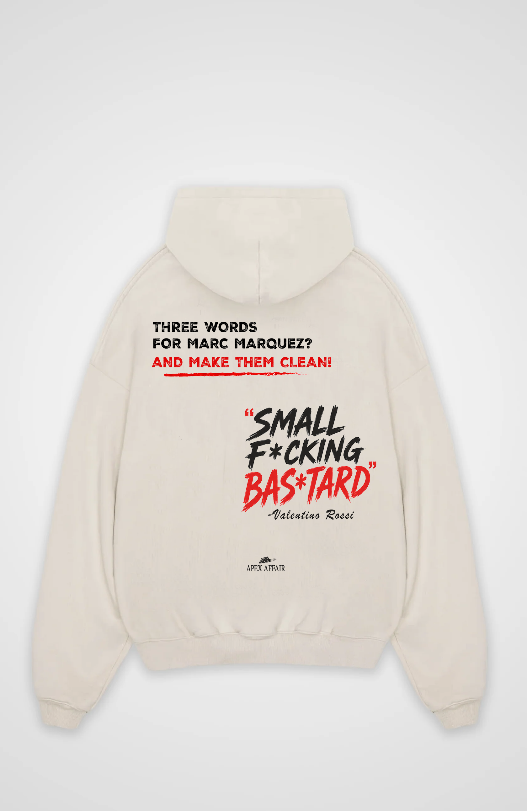 Three Words Oversized Hoodie