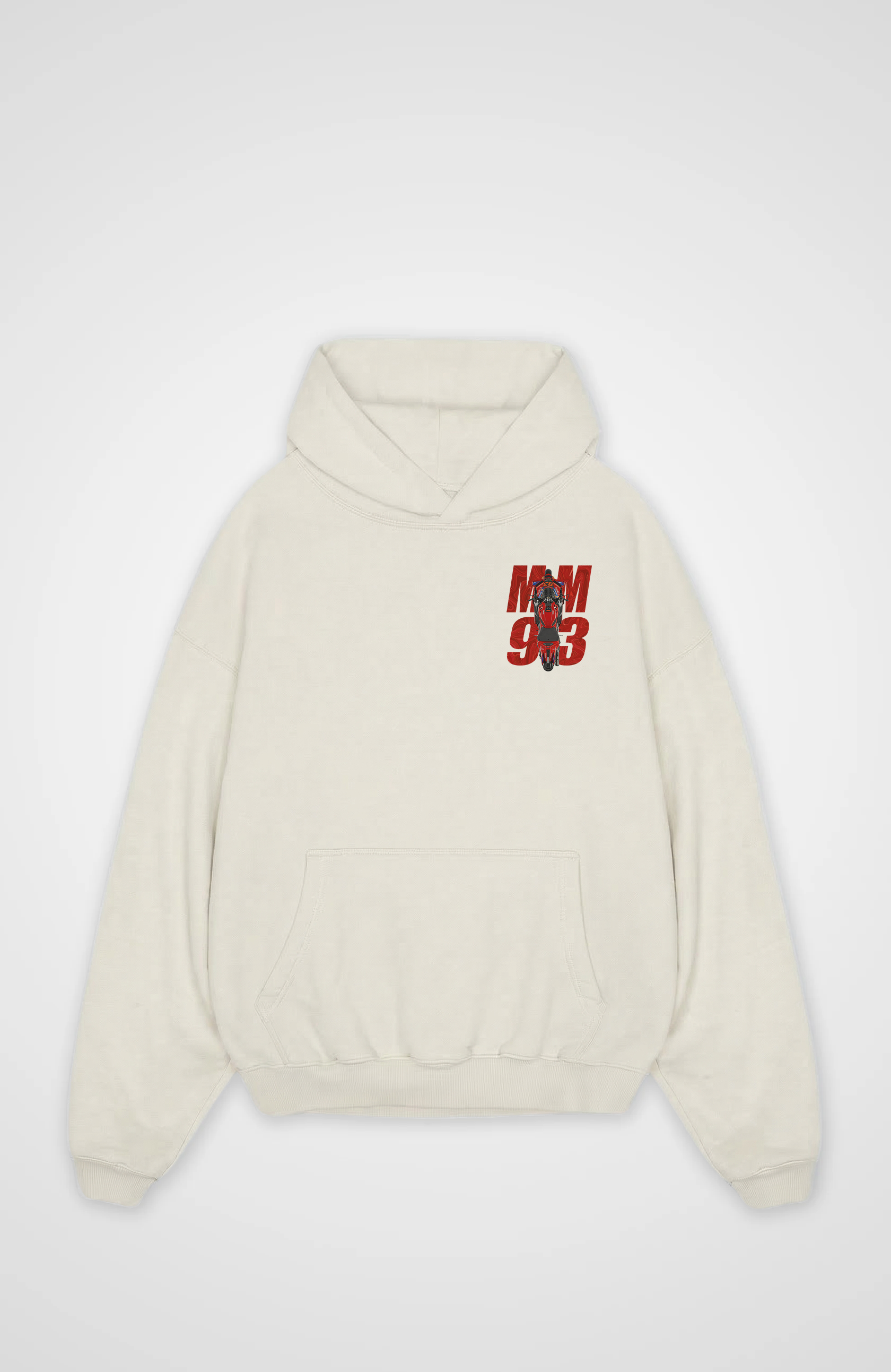 Front Print Marc Marquez Oversized Hoodie