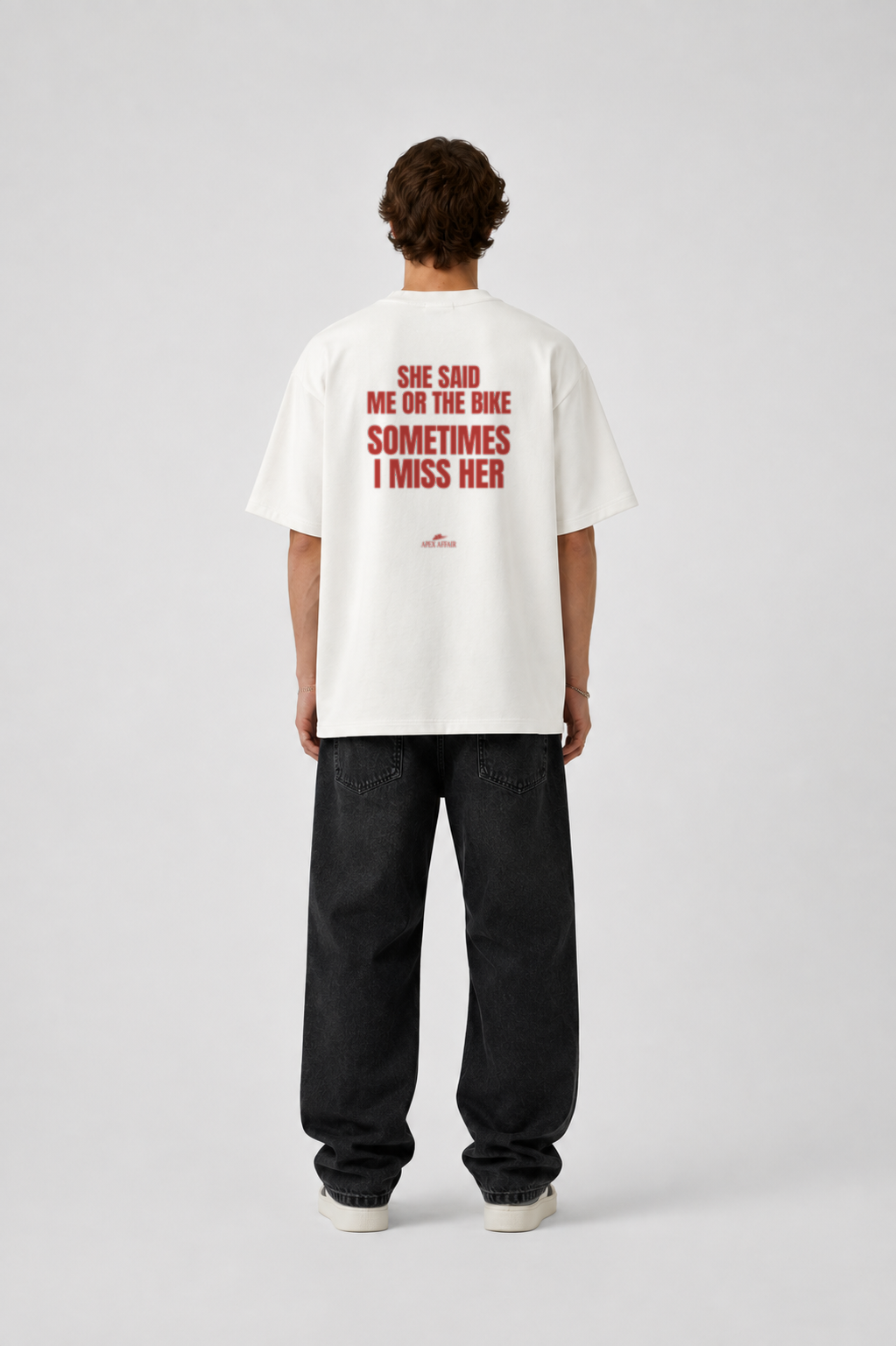 Me Or The Bike Oversized Shirt