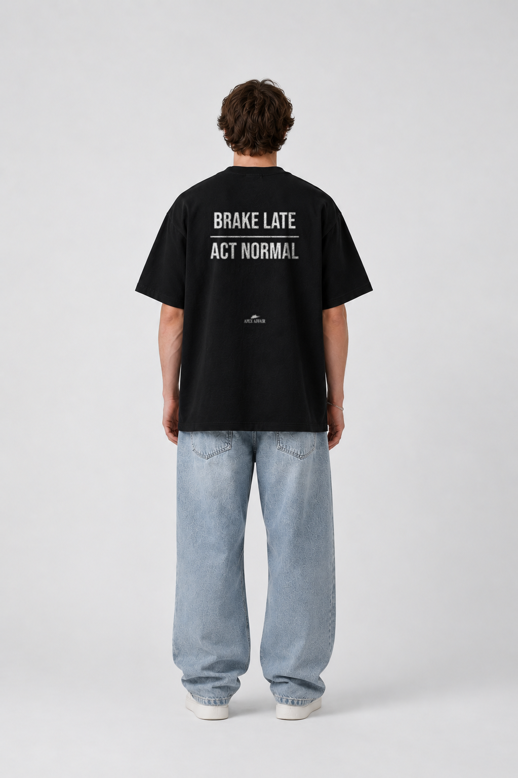 Brake Late Act Normal Oversized Shirt