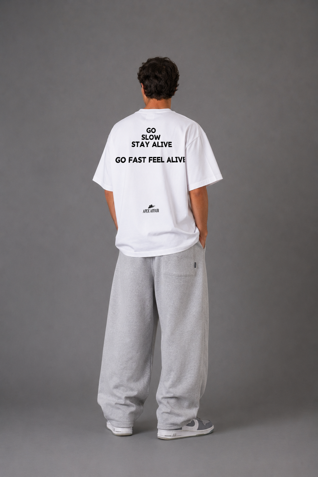 Go Fast feel Alive Oversized Shirt