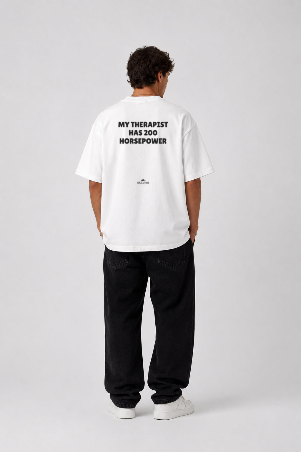 My Therapist 200 Horsepower Oversized Shirt