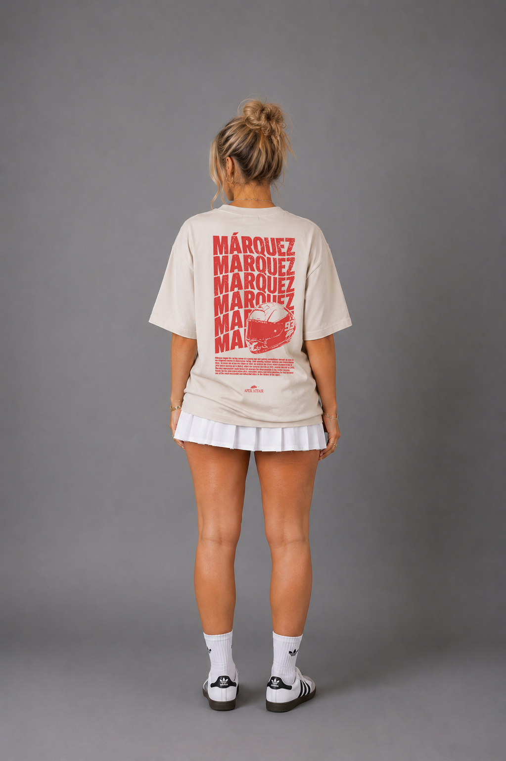 Marc Marquez Twist Design Oversized Shirt
