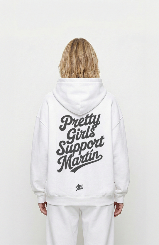 Pretty Girls Support Martin Oversized Hoodie