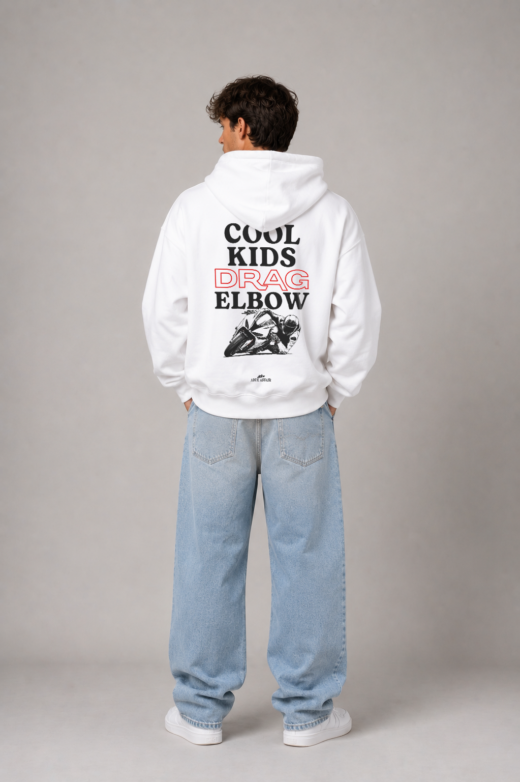 Cool Kids Drag Elbow Oversized Hoodie
