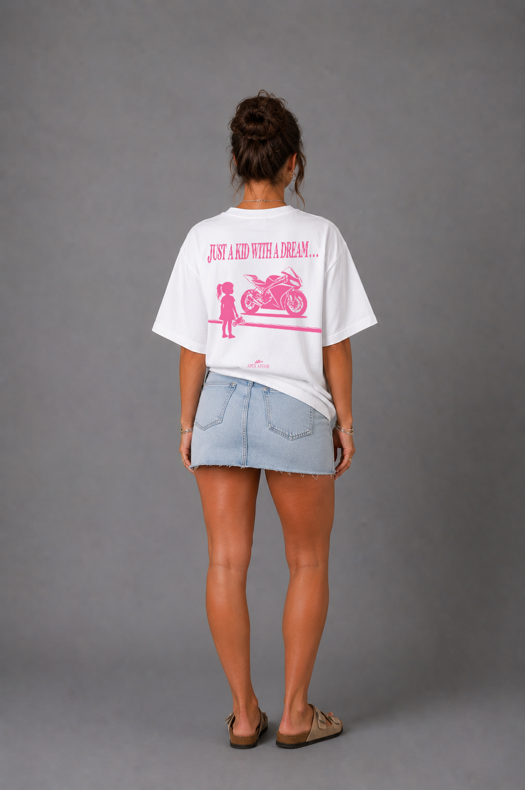Just a Kid with a Dream (Girl) Oversized Shirt