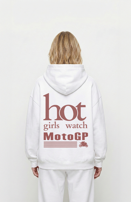 Hot Girls watch MotoGP Oversized Hoodie