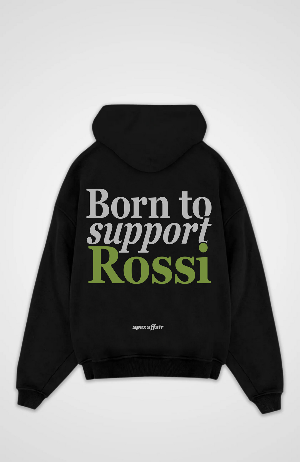 Born to support Rossi Oversized Hoodie