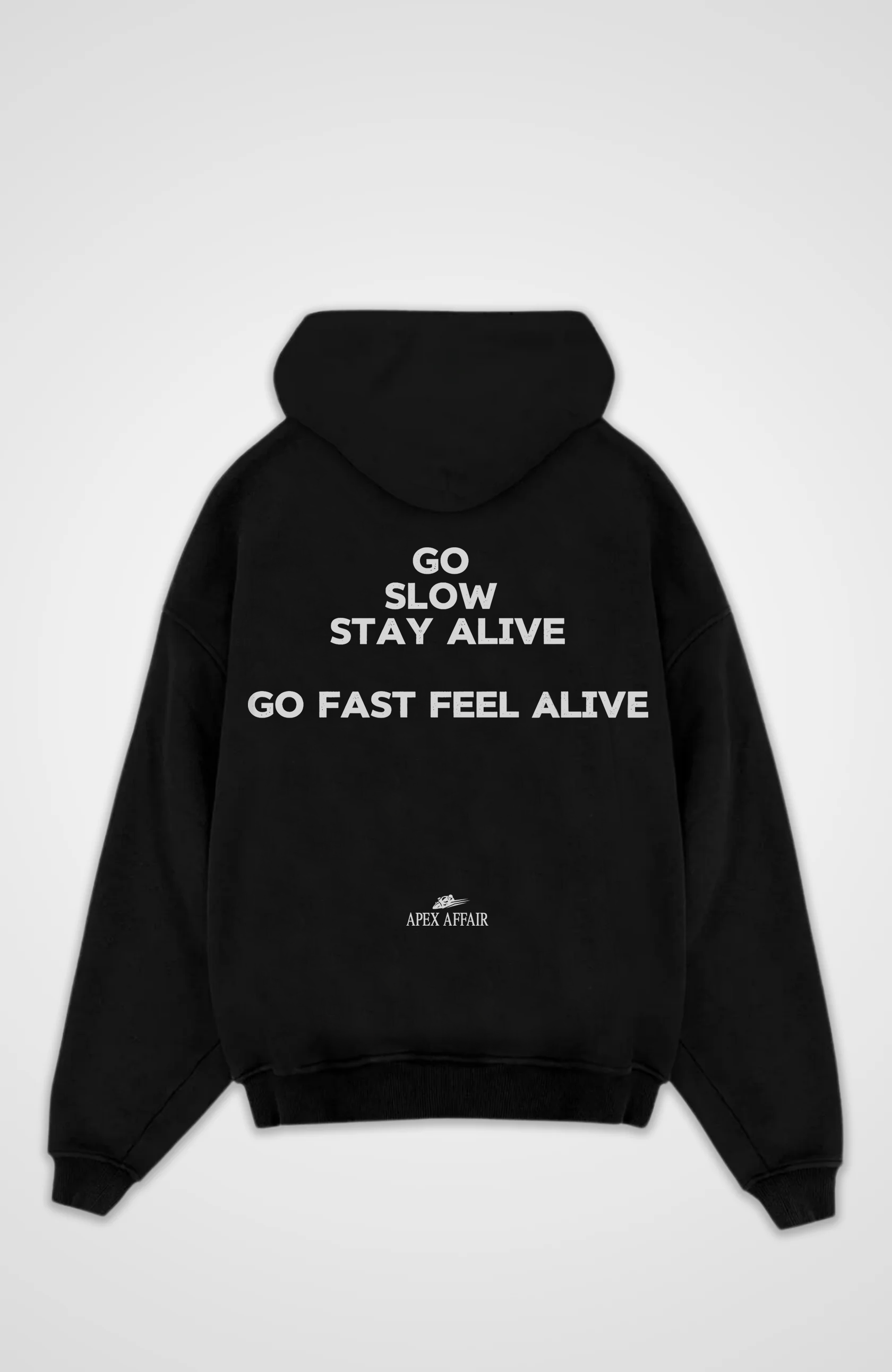 Go Fast feel Alive Oversized Hoodie