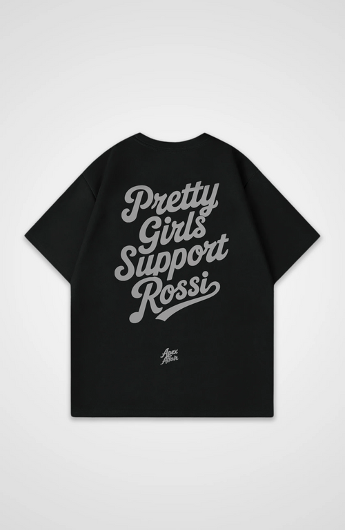 Pretty Girls Support Rossi Oversized Shirt