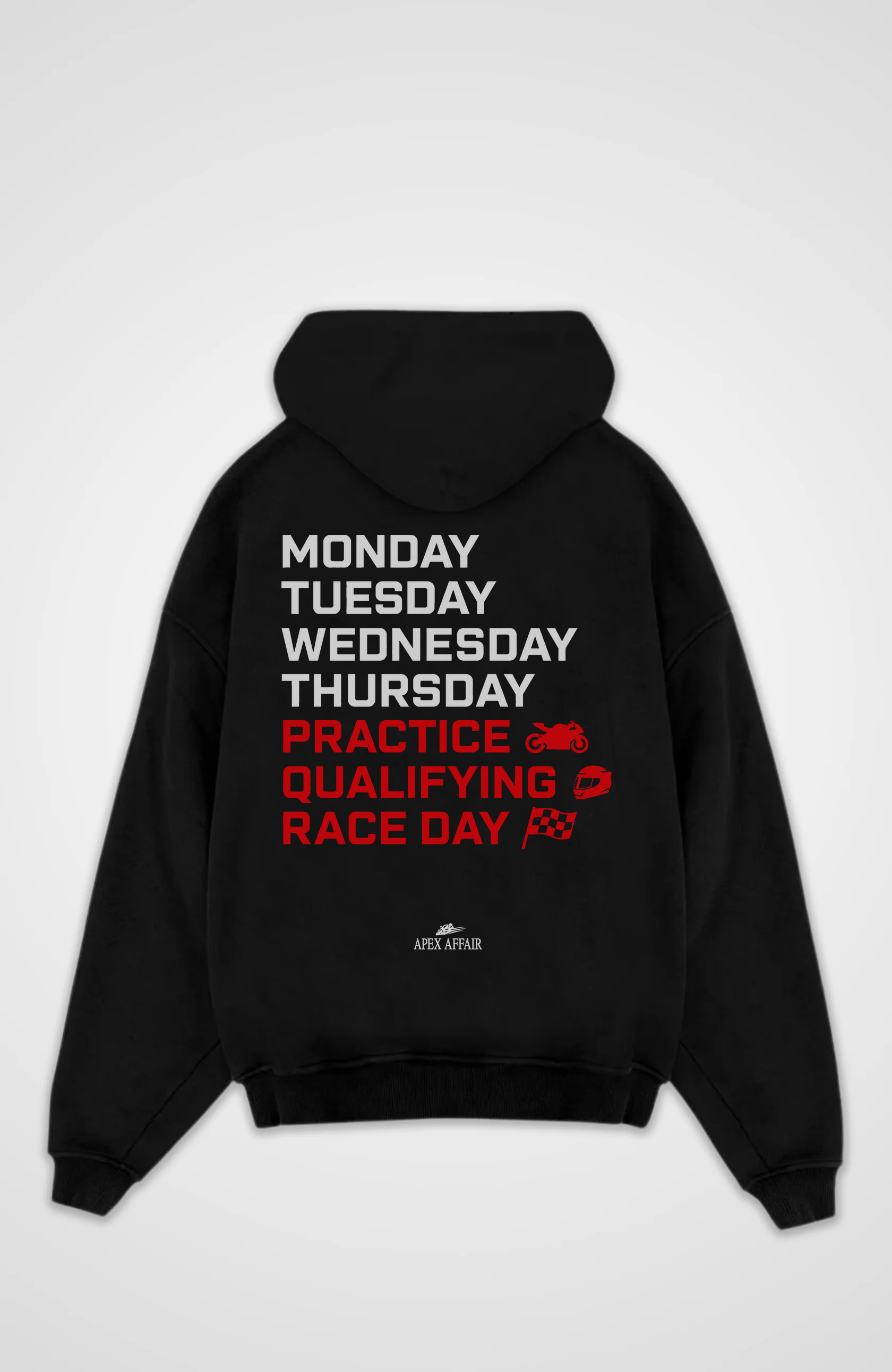 Weekly Plan Oversized Hoodie