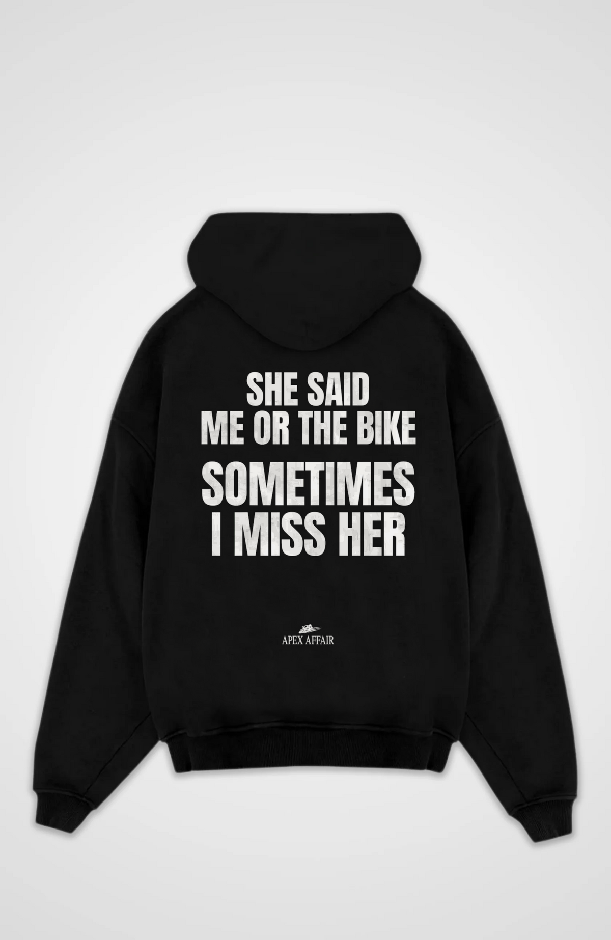 Me Or The Bike Oversized Hoodie
