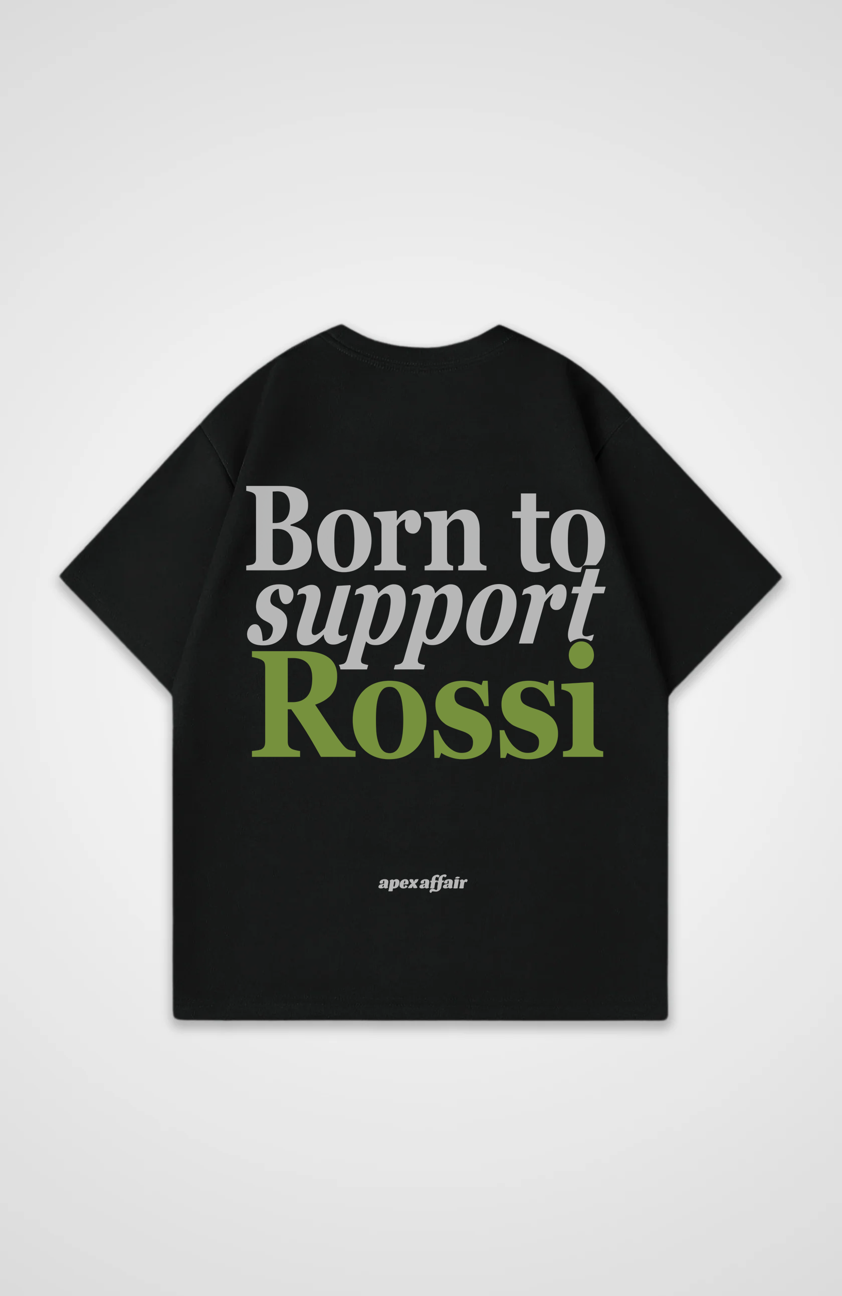 Born to support Rossi Oversized Shirt