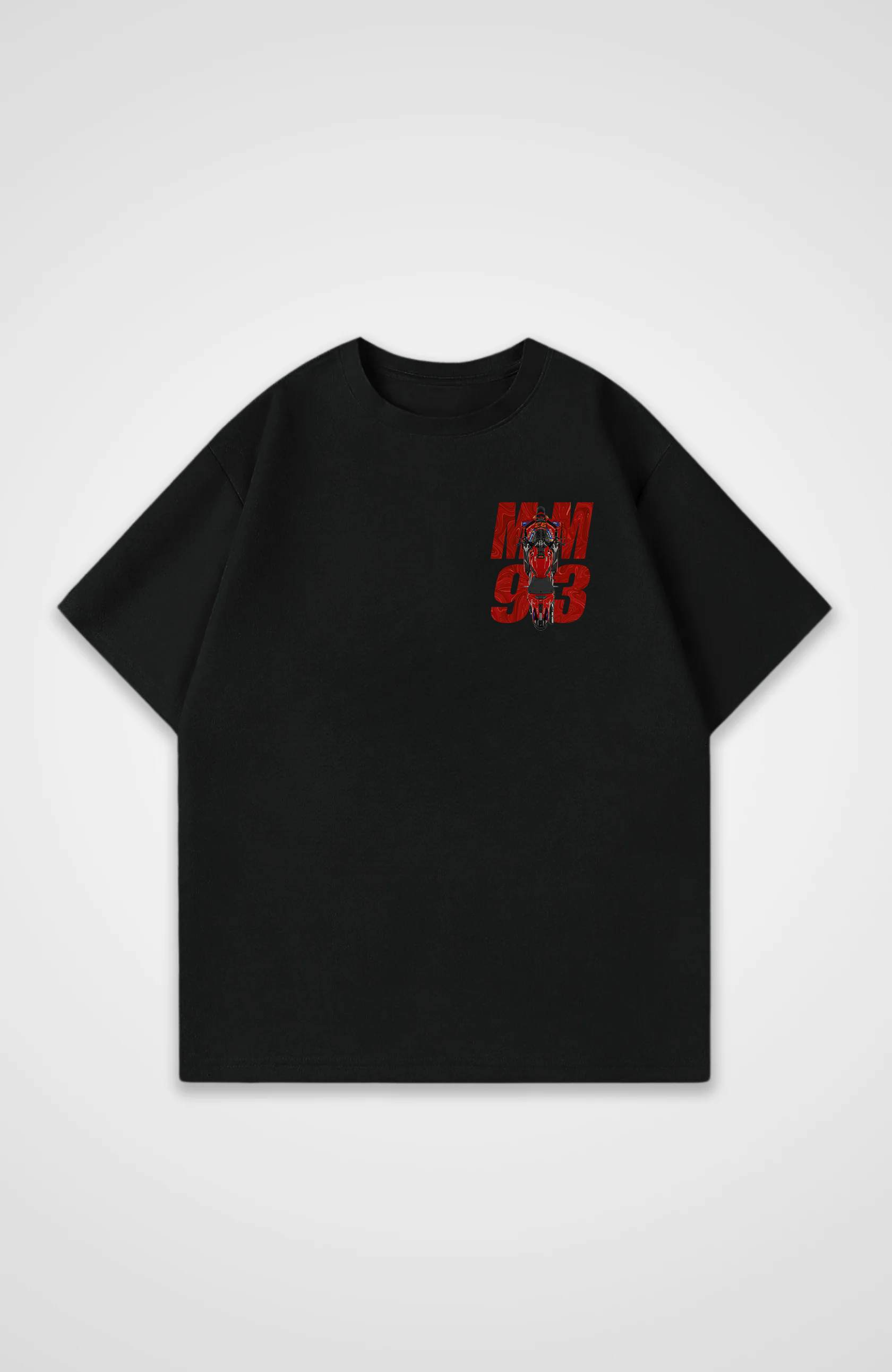 Front Print Marc Marquez Oversized Shirt