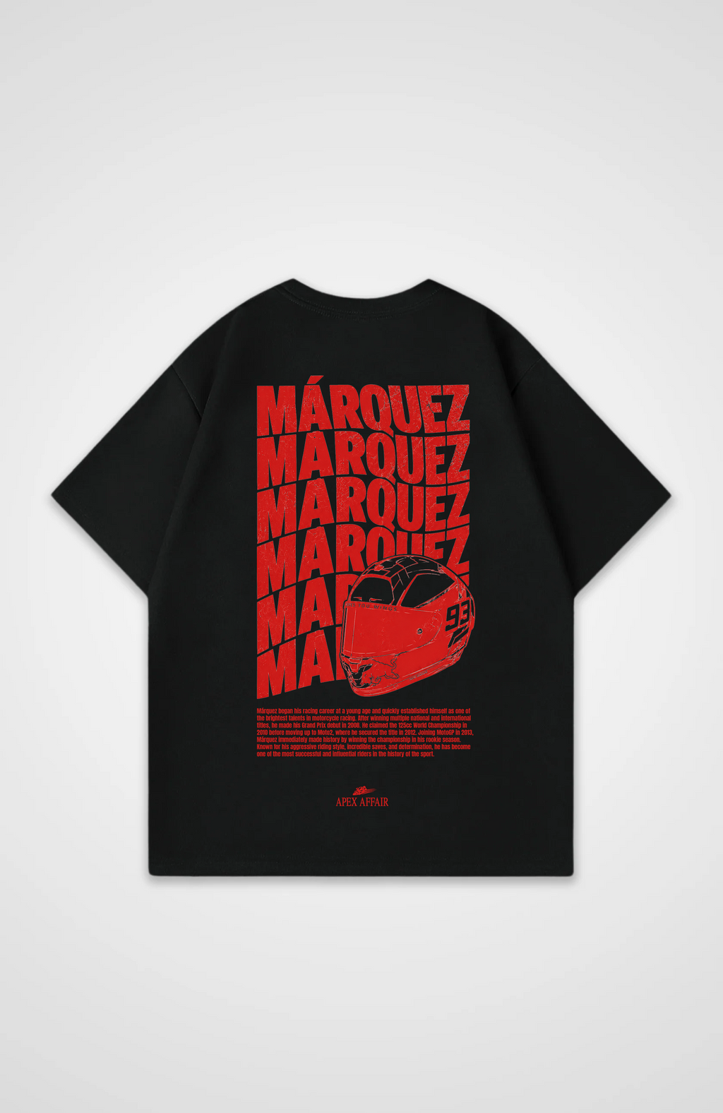 Marc Marquez Twist Design Oversized Shirt
