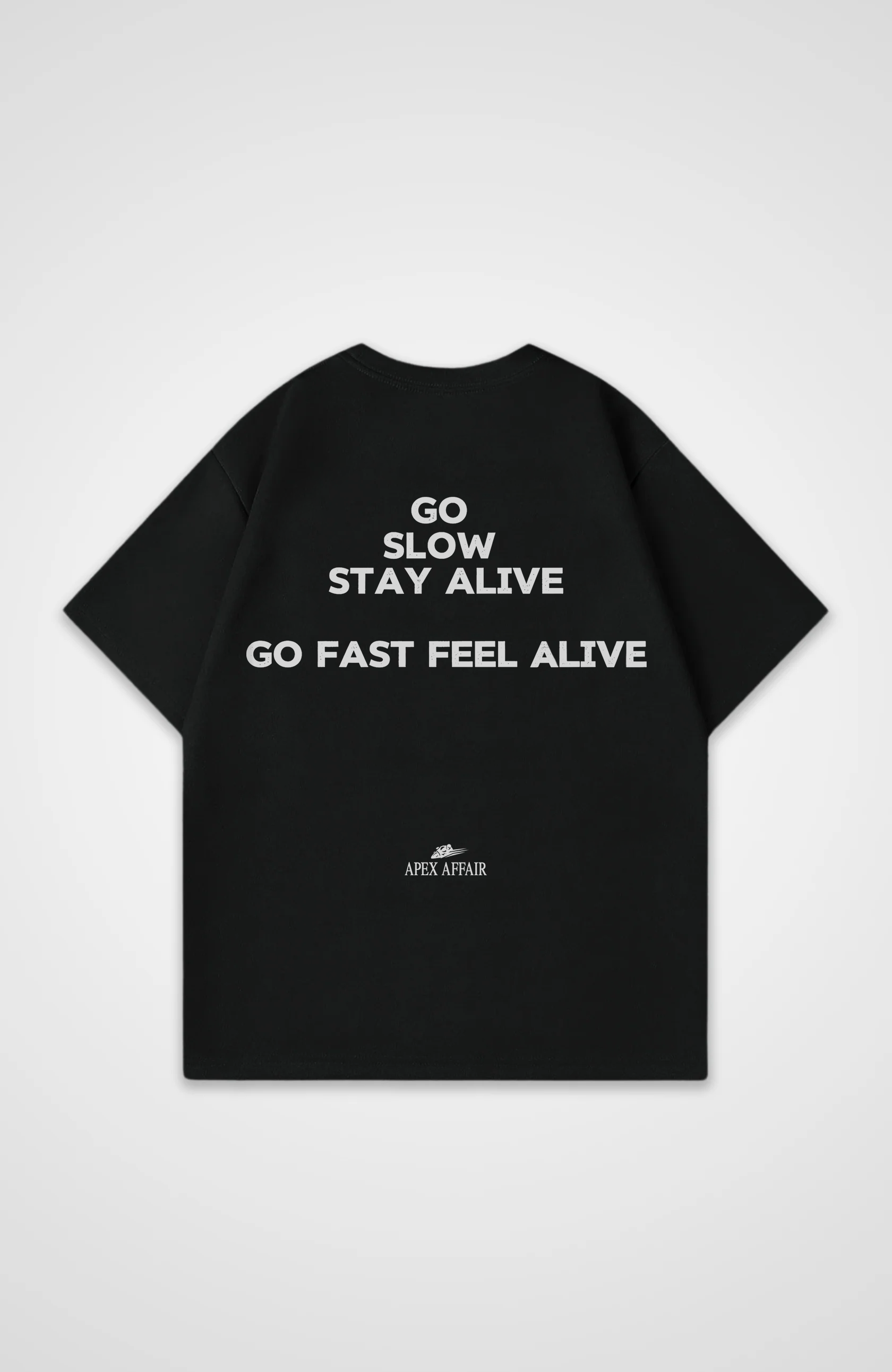 Go Fast feel Alive Oversized Shirt