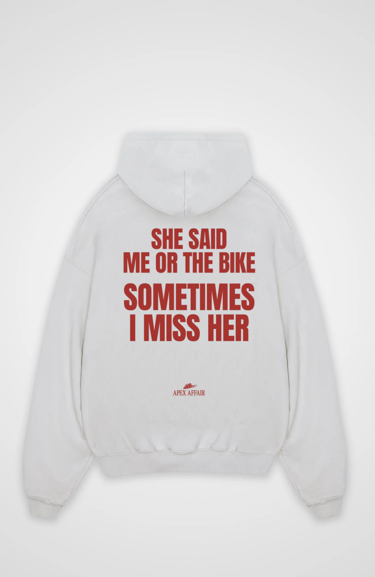 Me Or The Bike Oversized Hoodie