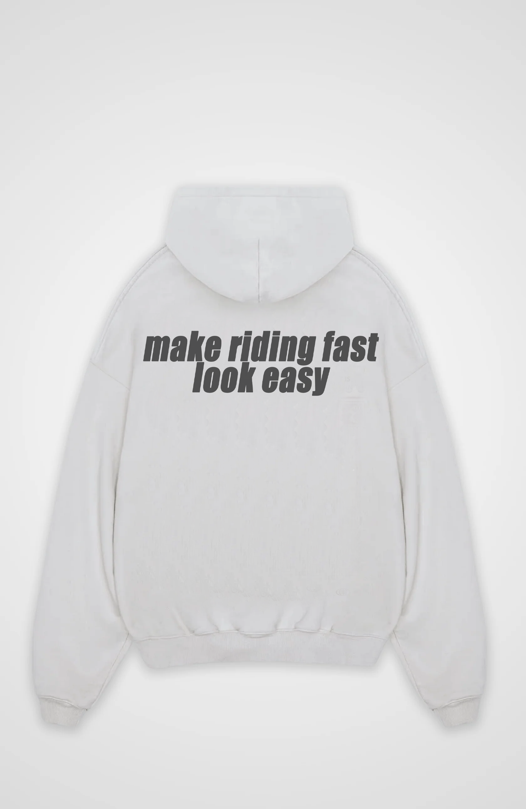 make riding fast look easy Oversized Hoodie